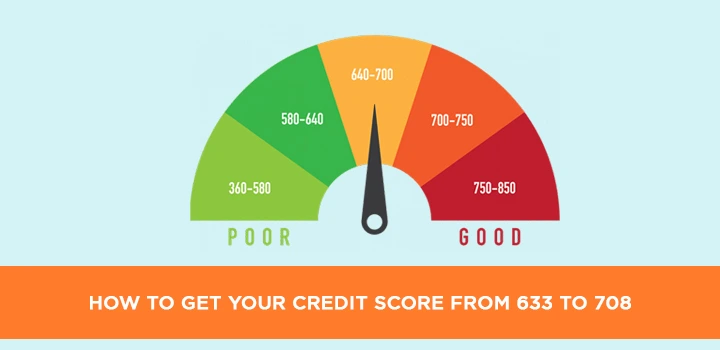How to Get Your Credit Score from 633 to 708 in 5 Months