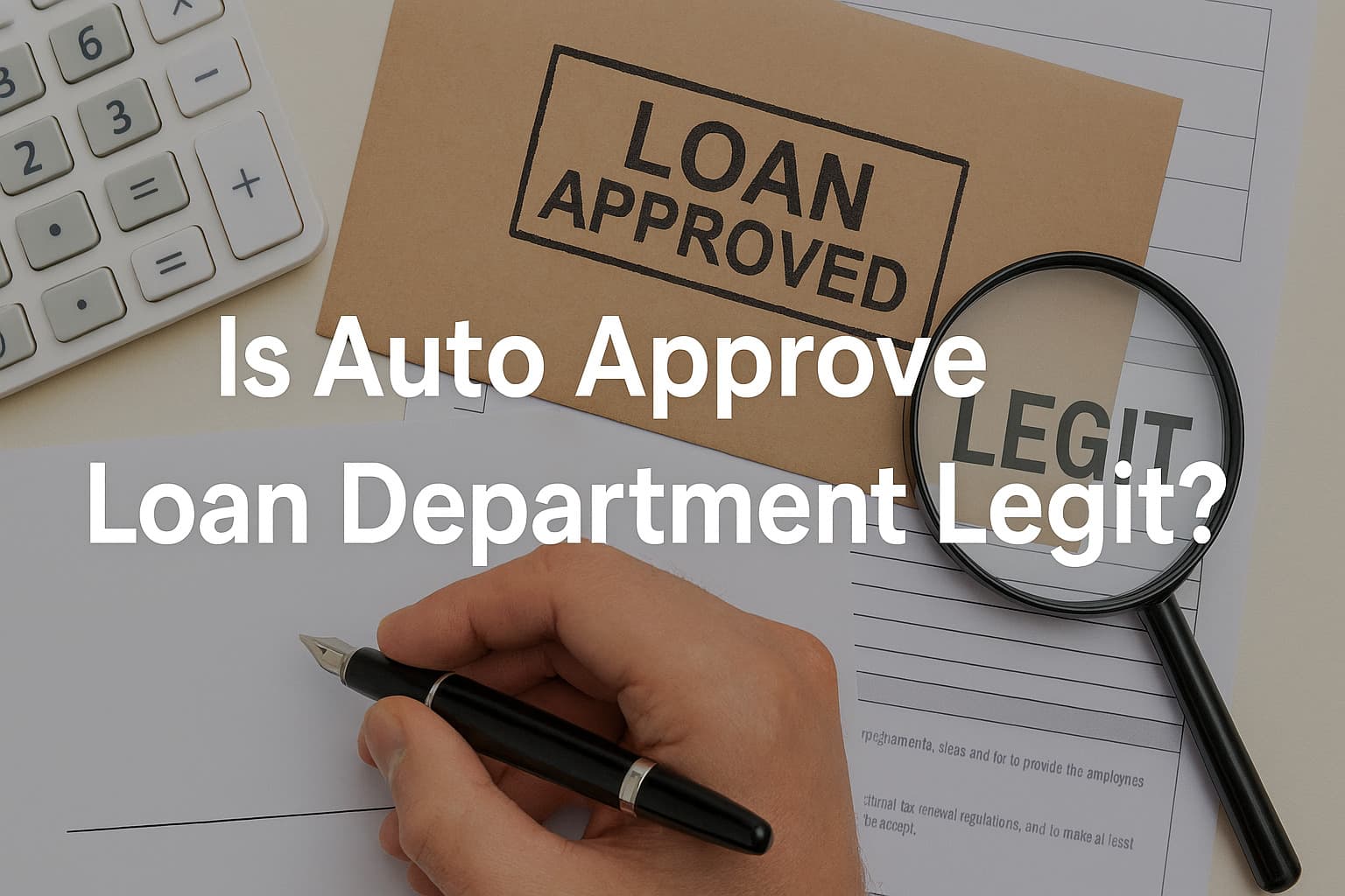 Is Auto Approve Loan Department Legit